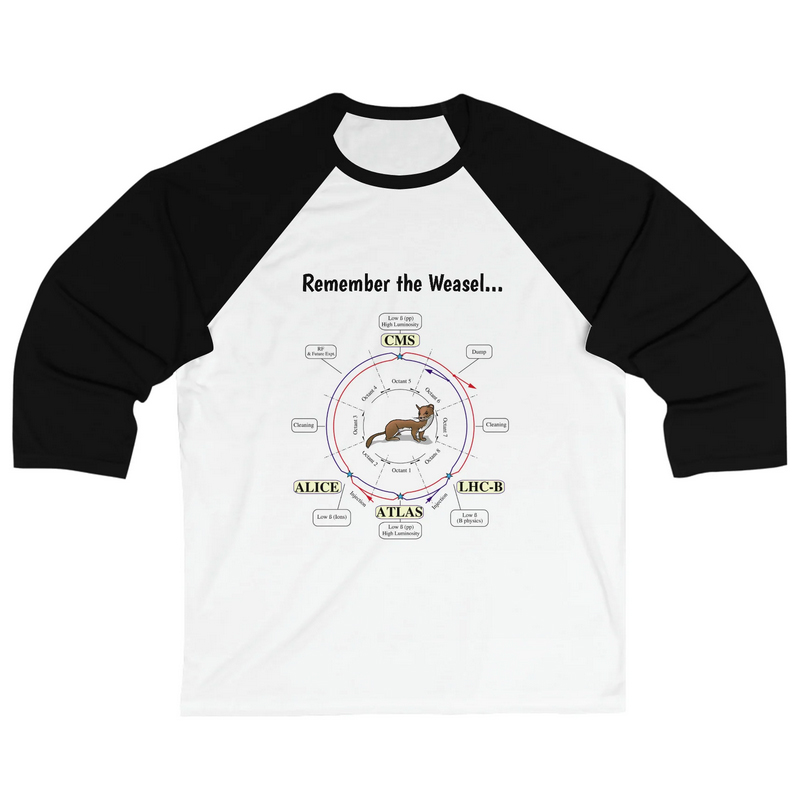 Anthony and Kathleen Patch - T-shirt - CERN - Remember The Weasel